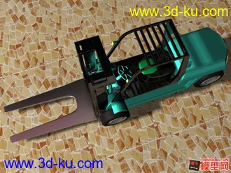 3D打印模型叉车的图片