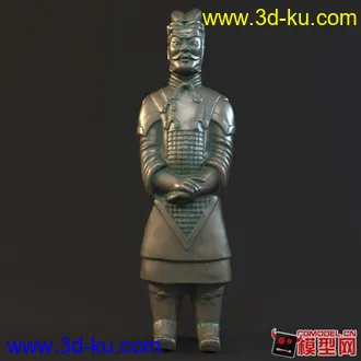 3D打印模型兵俑的图片