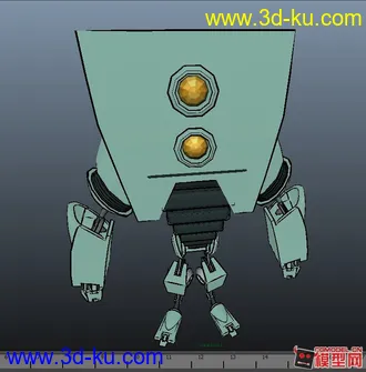 3D打印模型自己做的一个好玩的二维机器人的图片