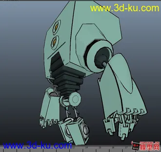 3D打印模型自己做的一个好玩的二维机器人的图片