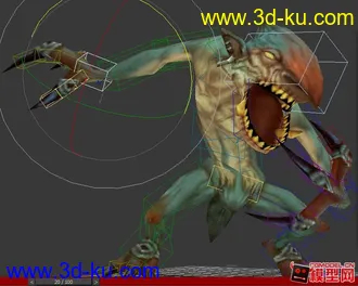 3D打印模型龙之谷旋转怪特帅。也是本站下的我蒙好了皮喜欢的来拿的图片