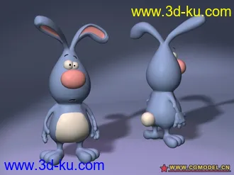 3D打印模型可爱兔兔的图片
