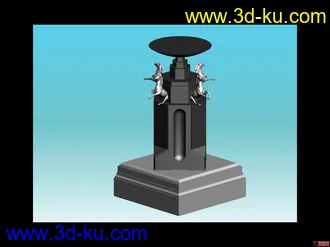 入口模型雕塑的图片