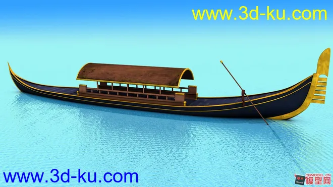 威尼斯小船（模型贴图全）的图片1
