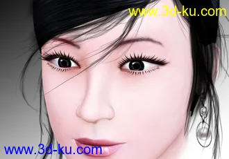 3D打印模型现代美女-obj文件的图片