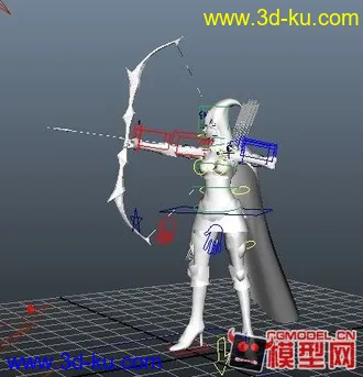 3D打印模型LOL的寒冰射手。的图片