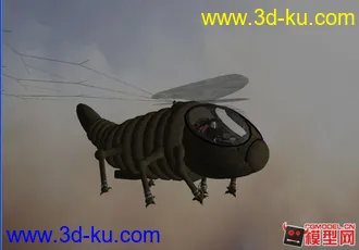 3D打印模型小时幻想的飞机的图片
