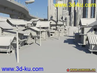 3D打印模型场景,有战斗机的图片