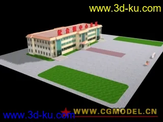 一座办公大楼模型的图片1
