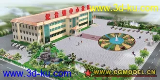 3D打印模型一座办公大楼的图片