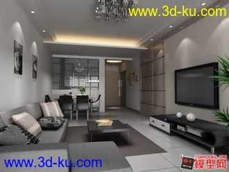 3D打印模型以前做的室内练习的图片