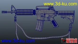 3D打印模型M4卡宾枪的图片