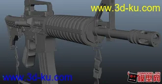 3D打印模型M4卡宾枪的图片