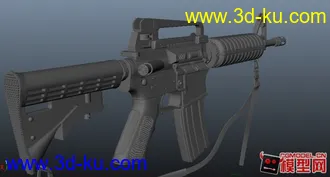 3D打印模型M4卡宾枪的图片