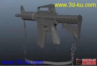 3D打印模型M4卡宾枪的图片