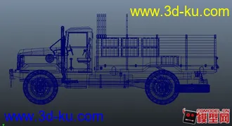 3D打印模型军用卡车的图片
