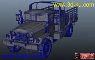 3D打印模型军用卡车的图片