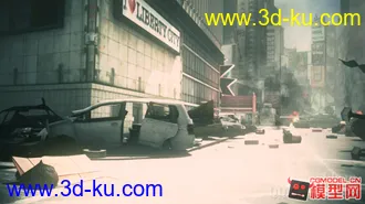 3D打印模型一个完整的战争场景，带材质，镜头，绑定……的图片