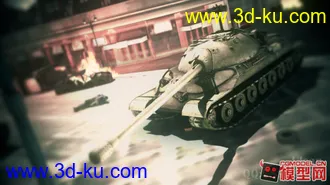 3D打印模型一个完整的战争场景，带材质，镜头，绑定……的图片