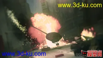3D打印模型一个完整的战争场景，带材质，镜头，绑定……的图片