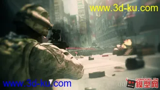 一个亚洲士兵模型，MAX和MAYA格式，分别带绑定的图片