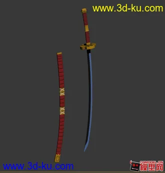 3D打印模型海贼王卓洛的刀之鬼彻的图片