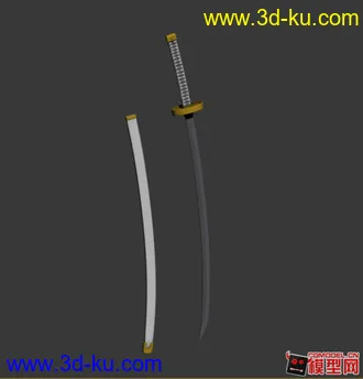 3D打印模型海贼王卓洛的刀之合道一文字的图片