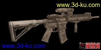 3D打印模型【荣誉勋章:战士-枪械】LaRue Tactical OBR 5.56的图片