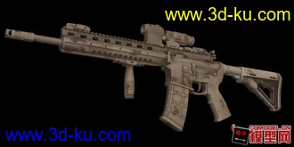 3D打印模型【荣誉勋章:战士-枪械】LaRue Tactical OBR 5.56的图片