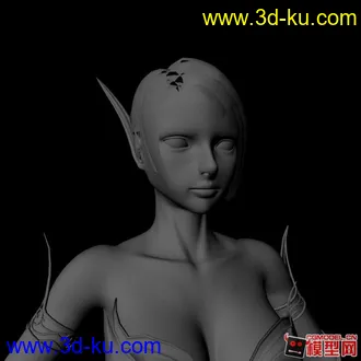 美女精灵MAYA模型的图片