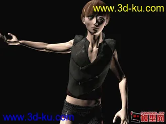 3D打印模型Daz3D转换人物高模max（带骨骼+动作+贴图）的图片