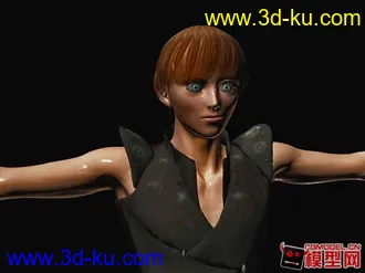 3D打印模型Daz3D转换人物高模max（带骨骼+动作+贴图）的图片