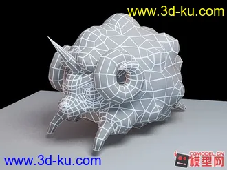 Q版_萌系-羊咩咩，模型+贴图_max7的图片