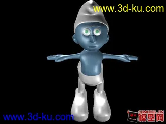 3D打印模型蓝精灵的图片