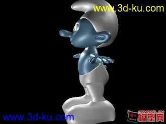 3D打印模型蓝精灵的图片