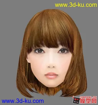 3D打印模型清新小女孩的图片