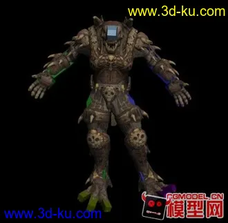 人型生物BOSS带动画模型的图片