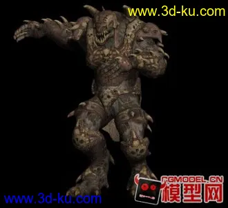 人型生物BOSS带动画模型的图片