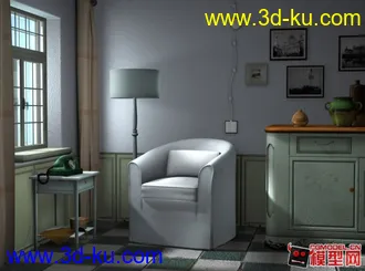 3D打印模型做了一个maya默认渲染器渲染的场景，希望大家喜欢的图片