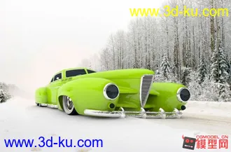 3D打印模型V8 Helmet Rod 6 wheels的图片
