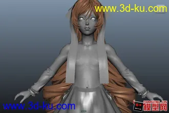 3D打印模型日本妹子一枚的图片