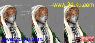 3D打印模型日本妹子一枚的图片