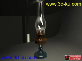 3D打印模型工艺品煤油灯的图片