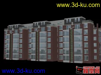 3D打印模型住宅单元楼的图片