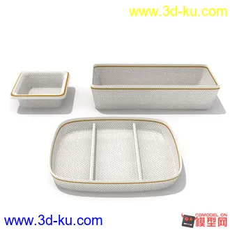3D打印模型吃饭喝茶用品的图片