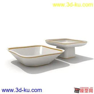 3D打印模型吃饭喝茶用品的图片