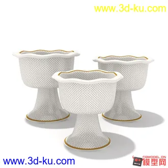 3D打印模型吃饭喝茶用品的图片