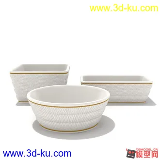 3D打印模型吃饭喝茶用品的图片