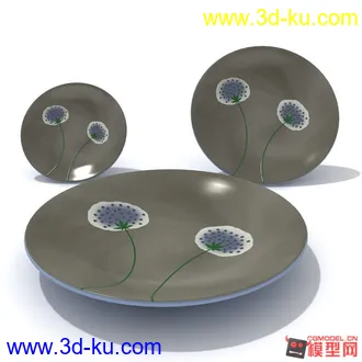 3D打印模型吃饭喝茶用品的图片