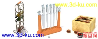 3D打印模型食品餐具的图片